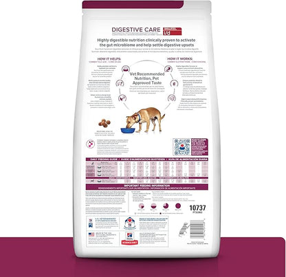 Hill's Prescription Diet i/d Digestive Care Small Bites Dry Dog Food, Chicken, 7 lb. Bag