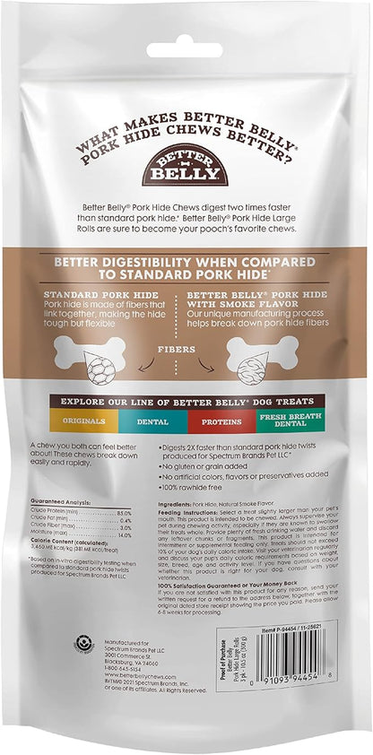 Better Belly Highly Digestible Rawhide Large Roll ChewS