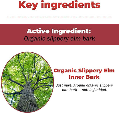 Slippery Elm for Dogs – Megaesophagus Dog Aid – Vet-Formulated Organic Slippery Elm Bark Powder – Cat Digestive Support – Relief for Constant Upset Stomach, Acid Reflux, Throwing Up – 5.3 oz