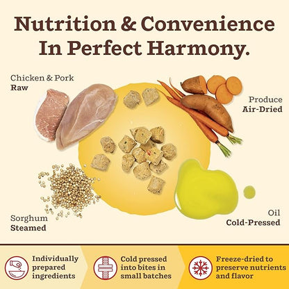 Primal Kibble in The Raw, Freeze Dried Dog Food, Puppy Recipe, Scoop & Serve, Made with Raw Protein, Whole Ingredient Nutrition, Crafted in The USA, Dry Dog Food 5.4 lb Bag