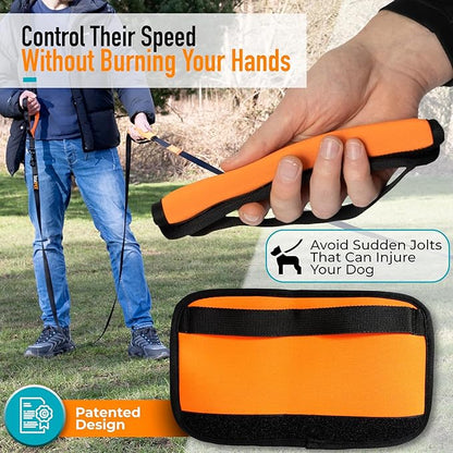 30ft Long Leash for Dogs - Long Line Dog Leash for Training Recall/Commands at Distance - Nylon, Heavy Duty - Ideal for Large & Small Breeds