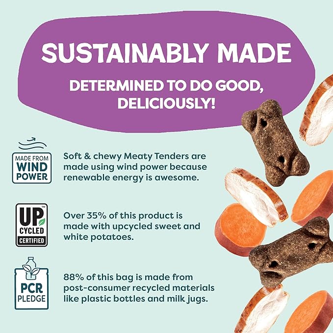 Shameless Pets Soft & Chewy Dog Treats, Talk'n Turkey Meaty Tenders, 1.5lb – Real Turkey is 1st Ingredient – Grain Free, No Corn or Soy – Digestive Support – for Small, Medium & Large Dogs