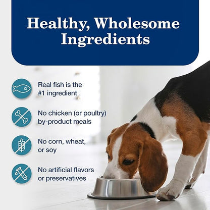 Blue Buffalo Homestyle Recipe Adult Wet Dog Food,Made with Natural Ingredients,Fish & Sweet Potato Dinner with Garden Vegetables,12.5-oz can,(Pack of 24)
