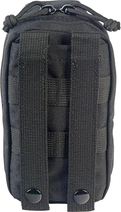 North American Rescue K-9 Handler ROO M-FAK First Aid Kit (Black) NAR K9 MOLLE Mini MFAK for Dogs with C-A-T Tourniquet, Vet Thermometer, HyFin Vent Chest Seals, Gauze (80-1067)
