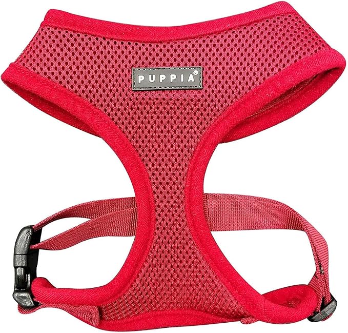Puppia Soft Dog Harness, Wine, X-Large (PDCF-AC30-WN-XL)