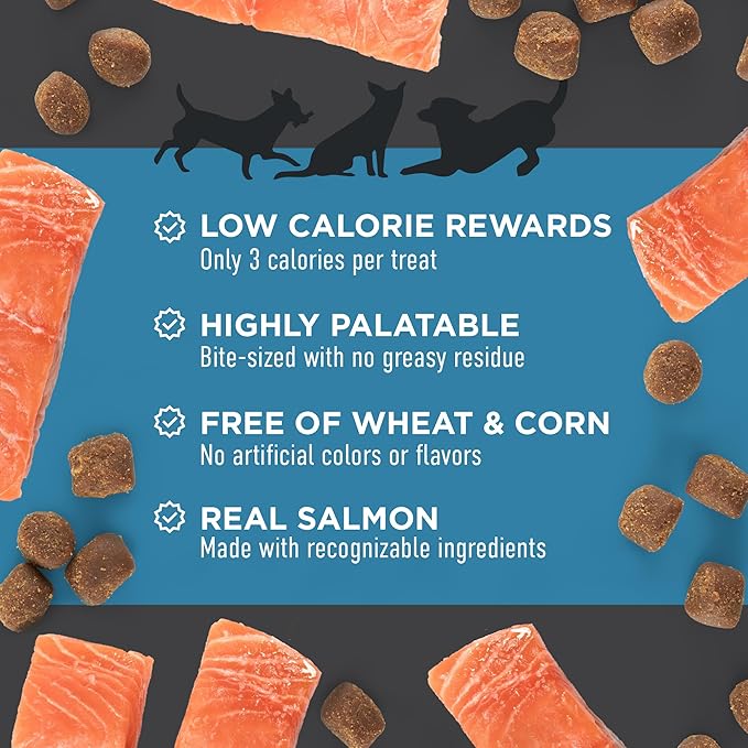 Cloud Star Tricky Trainers Chewy Dog Treats,Salmon,14 oz. Pouch,(Pack of 2)