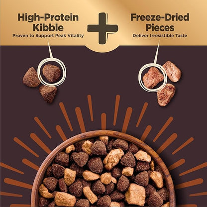 Wellness CORE RawRev Grain-Free Dry Dog Food, Natural Ingredients, Made in USA with Real Freeze-Dried Meat (Adult, Turkey, 4 lbs) (Pack of 2)