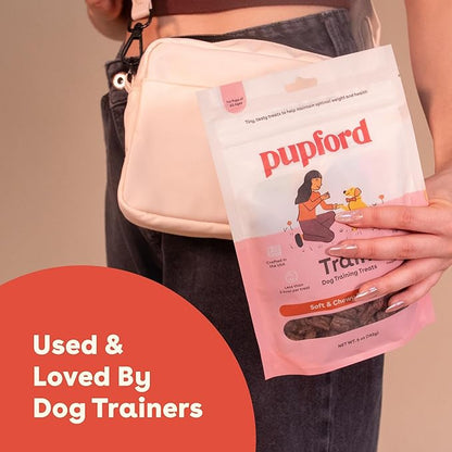Pupford Soft & Chewy Training Treats for Dogs & Puppies (Beef, 10 oz, 2 Pack)