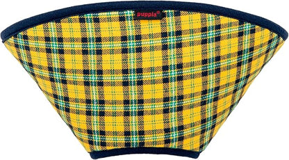 Puppia Charlie Cone Collar for Dogs After Surgery Fashionable Comfortable Pet Recovery Collar Elizabethan Dog Collar, Yellow, Small