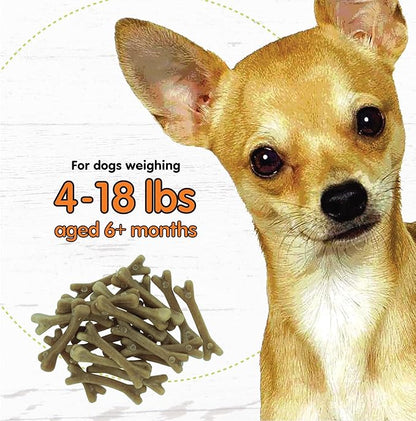 Fido - Super Breath Dental Care Bones for Dogs - 21 Treats/Pack (3 Pack) - Dog Dental Treats for Small Dogs, Made in USA, Dog Dental Chews Help Reduce Plaque, Tartar Buildup & Freshens Breath