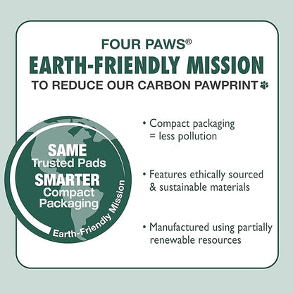 Four Paws Wee-Wee Superior Performance Unscented Large Pee Pads for Dogs & Puppies, Quilted Leak-Proof Dog Housebreaking Potty Training Floor Protection, 27.5" x 44", 50 Count