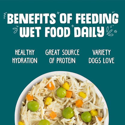 Weruva Classic Dog Food, Funky Chunky Chicken Soup with Chicken Breast & Pumpkin in Gravy, 14oz Can (Pack of 12)