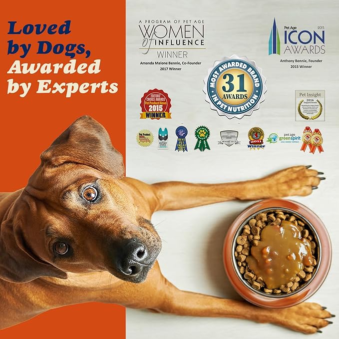 CLEAR CONSCIENCE PET® Barkinara™ SuperGravy® Natural Dog Food Gravy Topper, Hydration Broth Mix, Gluten and Grain Free Kibble Seasoning Powder Topper for Picky Eaters (9 oz. (60 Scoop))