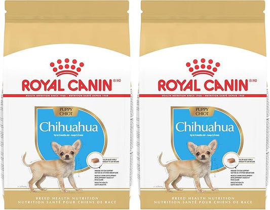 ROYAL CANIN Breed Health Nutrition Chihuahua Puppy Dry Dog Food,2.5 lb Bag,(Pack of 2)