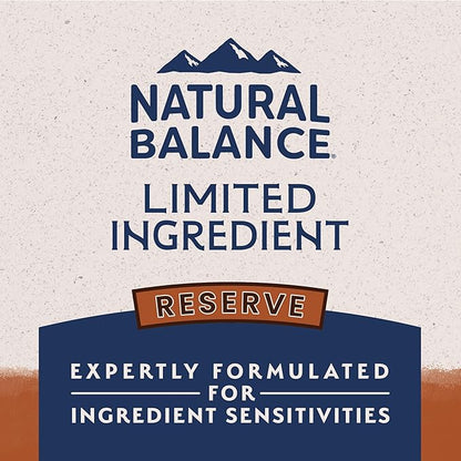 Natural Balance Limited Ingredient Adult Dry Dog Food with Healthy Grains, Reserve Duck & Brown Rice Recipe, 4 Pound (Pack of 1)