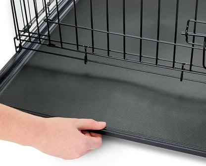 Carlson Pet Products SECURE AND FOLDABLE Single Door Metal Dog Crate, Small, 24.0"L x 18.0"W x 19.0"H