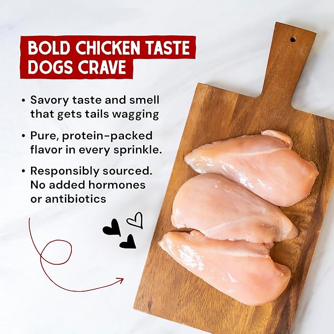 Stella & Chewy's Freeze-Dried Raw Marie's Magical Dinner Dust - Premium Chicken Dog Food Topper with Organic Fruits & Vegetables - Perfect for Picky Eaters - 7oz,(Pack of 2)