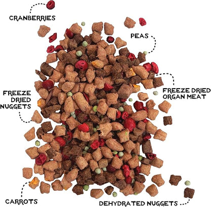 Simple Food Project - Beef & Salmon Recipe - Freeze Dried Raw Food for Dogs - 24oz