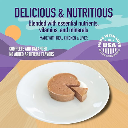 A Strong Heart Wet Dog Food Cups, Chicken & Liver Recipe - 3.5 oz Cups (Pack of 12), Made in The USA with Real Chicken & Liver