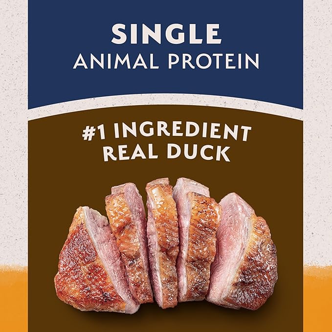 Natural Balance Limited Ingredient Adult Grain-Free Dry Dog Food, Reserve Duck & Potato Recipe, 12 Pound (Pack of 1)