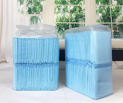 TBM Puppy Pads 100 Count - 23.6" x 23.6" - Super Absorbent Pee Pads for Dogs - Premium Leak-Proof - Pets Potty Training Essentials - Disposable Quick- Dry Pads for Puppies | Cats | Rabbits