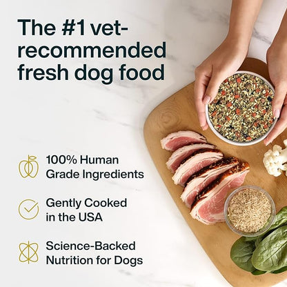 JustFoodForDogs Vet RX Pantry Fresh Prescription Dog Food, Human Grade, Vet Recommended Fresh Pet Meal or Toppers, Limited Ingredient, Prescription Diet, Renal Support Low Protein (12.5oz, 12 Pack)