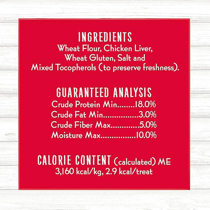 Charlee Bear Original Crunch Dog Treats, Chicken Liver, 16 Ounce Resealable Bag, Low Calorie Training Treats for Dogs, Limited Ingredient, Healthy, Crunchy Dog Snacks, Made in USA (Pack of 2)