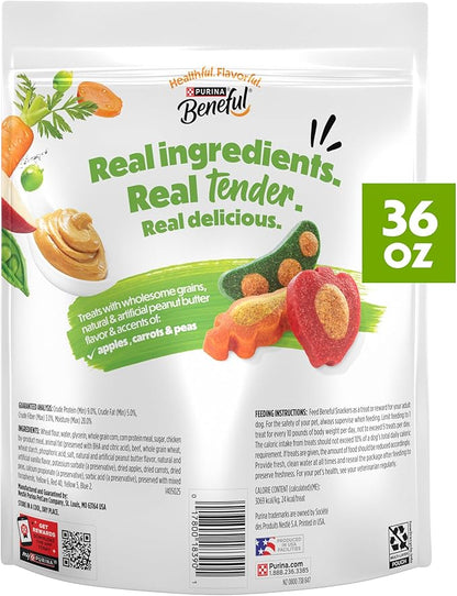 Purina Beneful Baked Delights Snackers Dog Treats, 36 OZ