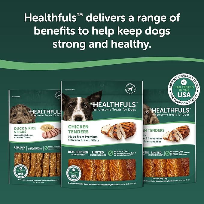 Healthfuls Chicken Tenders Dog Treats, 11oz