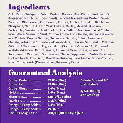 Halo Holistic Plant-Based Recipe With Superfoods, Complete Digestive Health, Vegan Dry Dog Food Bag, Adult Formula, 21-lb Bag