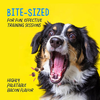 Crazy Dog Train-Me! Training Treats 16 oz. Bag, Bacon Flavor, with 400 Treats per Bag, Recommended by Dog Trainers
