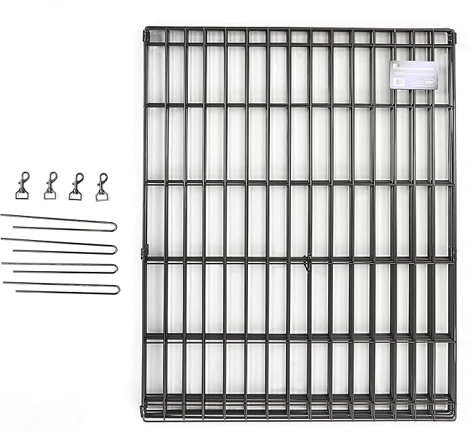 MidWest Homes for Pets 24-Inch Exercise Pen, for Indoor and Outdoor use, 16 Sq Feet of Play, Folding Dog Pen, No Door Design for Maximum Security, Easy to Set Up, Foldable Dog Playpen