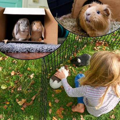 BestPet | Foldable Dog Playpen | 36 Inch, 8 Panels | Metal Pet Exercise Pen | Indoor Outdoor Portable Dog Fence with Door | Removable, Rust-Resistant Secure Pet Kennel | Easy to Assemble
