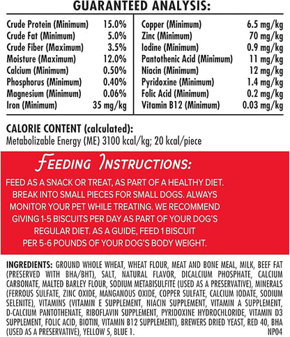 Milk-Bone Limited Edition Holiday Dog Treats, Small Biscuits, 24 Ounce Reusable Tin (Pack of 2)