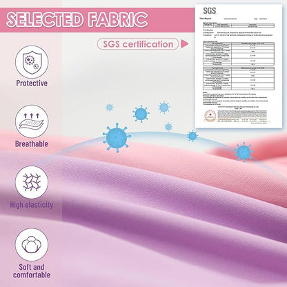 cyeollo 2pack Surgery Recovery Suit for Dogs Cats Soft Breathable Female Male Pet Bodysuit After Surgery for Spay, Neuter, Surgical Recovery Onesie Shirt for Small Dogs, Pink & Purple, XS