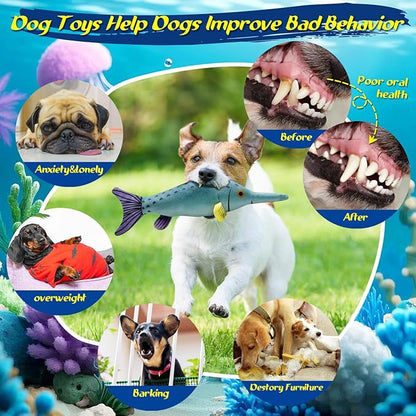 Large Squeaky Dog Chew Toy, Ideal Dog Toys for Chewers, for Small and Medium Breed Puppies or Dogs