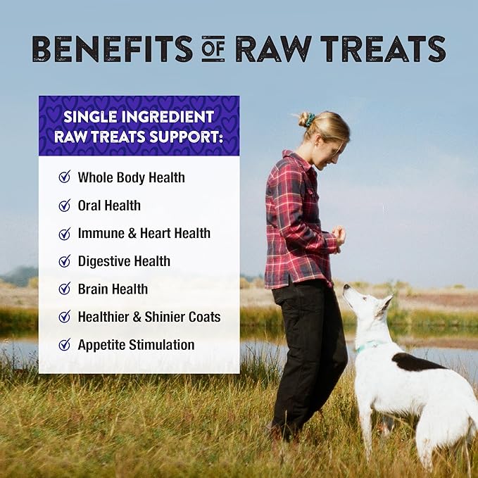 Northwest Naturals Raw Rewards Freeze-Dried Pork Heart Treats for Dogs and Cats - Bite-Sized Pieces - Healthy, 1 Ingredient, Human Grade Pet Food, All Natural, Proudly Made in USA, 3 Oz