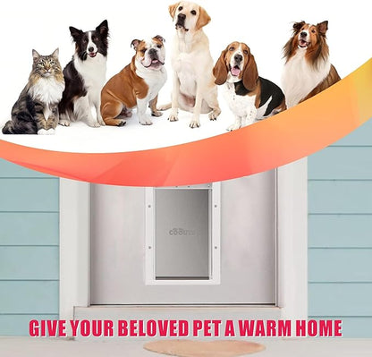 2 Pack Pet Door Replacement Flap with Magnetic Closure, Compatible with PetSafe Freedom Dog and Cat Door PAC11-11038 Medium 8 1/4" w x 12 3/4" h with 10PCS Screws