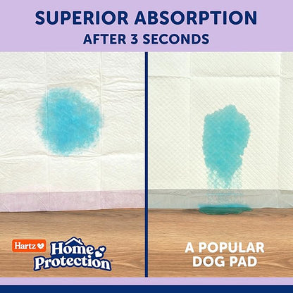 Hartz Home Protection Super Absorbent Odor Eliminating Lavender Scented No Leaks Dog Pads, 3XL 60 Count