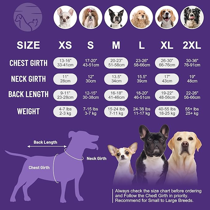 cyeollo Recovery Suit for Dogs Surgery Suit Female Spay Soft Breathable Pet Onesie Bodysuit Male Dog Neuter, Medium Large Dogs Surgical Recovery Shirt, Dinosaur, XL