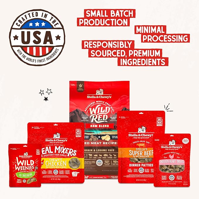 Stella & Chewy's Freeze-Dried Raw Tantalizing Turkey Meal Mixers- Dog Food Topper and Mixer - Made with 95% Cage-Free Turkey, Organs & Bone - Perfect for Picky Eaters - Grain-Free - 1 oz (Pack of 2)