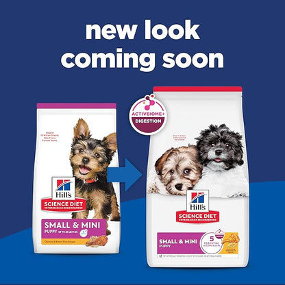 Hill's Science Diet Puppy Small & Mini Dry Dog Food, Chicken & Brown Rice, 12.5 lb. Bag