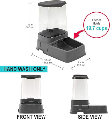 SportPet Gravity Feeder and Waterer, Large
