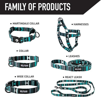 Wolfgang Heavy Duty Adjustable Dog Harness, Pull-Tested for Walking & Training, WesternSky Print, Large
