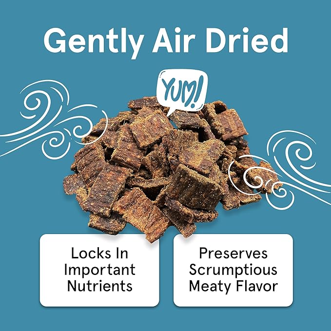 TRMC Real Meat Dog Treats - Three 12oz Bag of Bite-Sized Air-Dried Fish & Venison Jerky for Dogs - Grain-Free Jerky Dog Treats Made with 95% All-Natural, Free-Range Venison & Ocean-Caught Fish