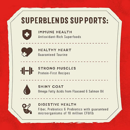Stella & Chewy's SuperBlends Raw Coated Wholesome Grains Wild-Caught Whitefish & Salmon Recipe with Superfoods, 21 lb. Bag