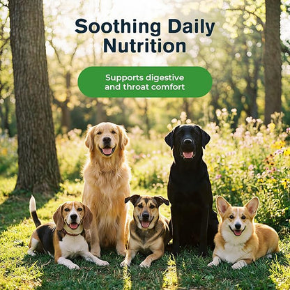 Slippery Elm Bark Powder for Dogs - Organic Herbal Digestive Support for Sensitive Stomachs, Gentle Gut & Throat Comfort, 2 fl oz