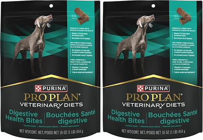 Pro Plan Veterinary Diets Purina Digestive Health Bites Dog Treat Chews - 16 oz. Pouch (Pack of 2)