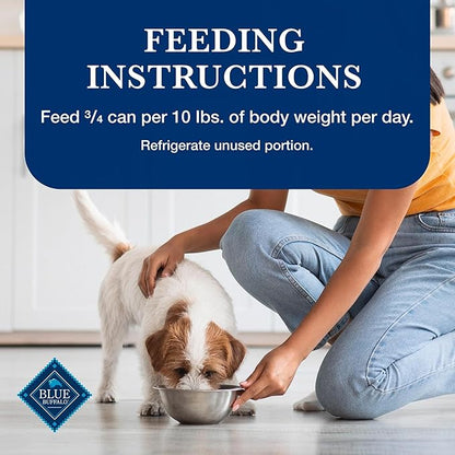 Blue Buffalo Homestyle Recipe Senior 7+ Turkey and Lamb Wet Dog Food for Senior 7+ Dogs, 12.5 oz. Cans, 6 Count Variety Pack