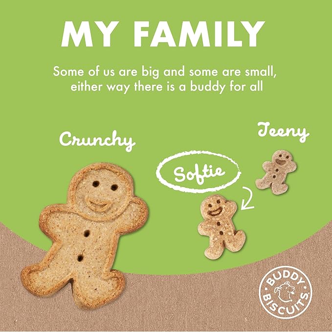 Buddy Biscuits Softies 6 oz. Bag, Soft & Chewy, Natural Roasted Chicken Flavor Dog Treats, Oven Baked in The USA
